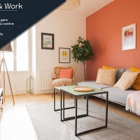 Chill And Work / Gare Tgv / Beau T2 Renove Apartment Rennes Exterior photo